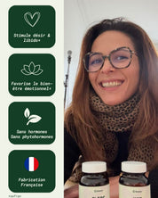 Boîte de Desire Dose, complément sans hormones pour le désir féminin